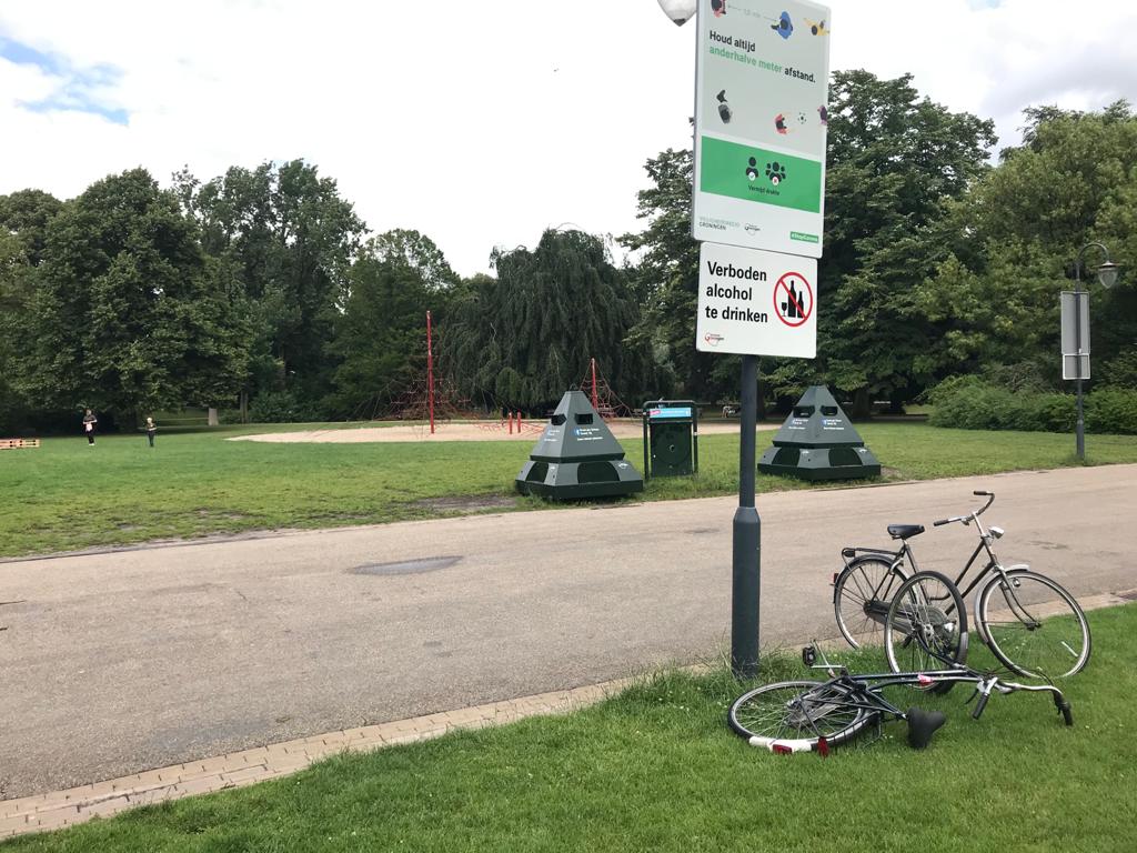 Bord  alcoholverbod Noorderplantsoen