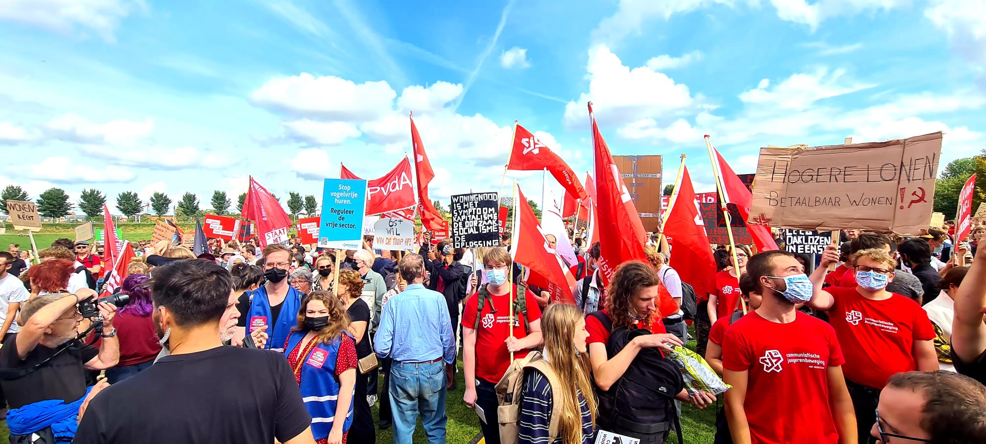 Woonprotest in Amsterdam