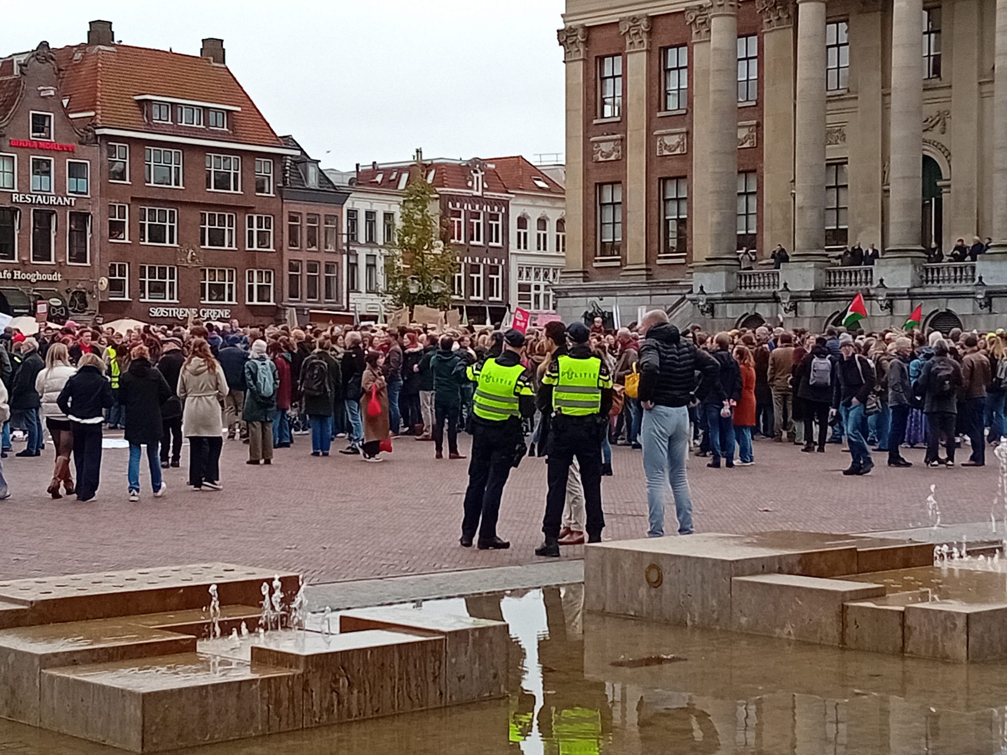 Studentendemonstratie Groningen