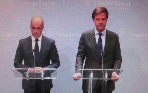 Foto van Rutte en Samsom | Archief FBF.nl