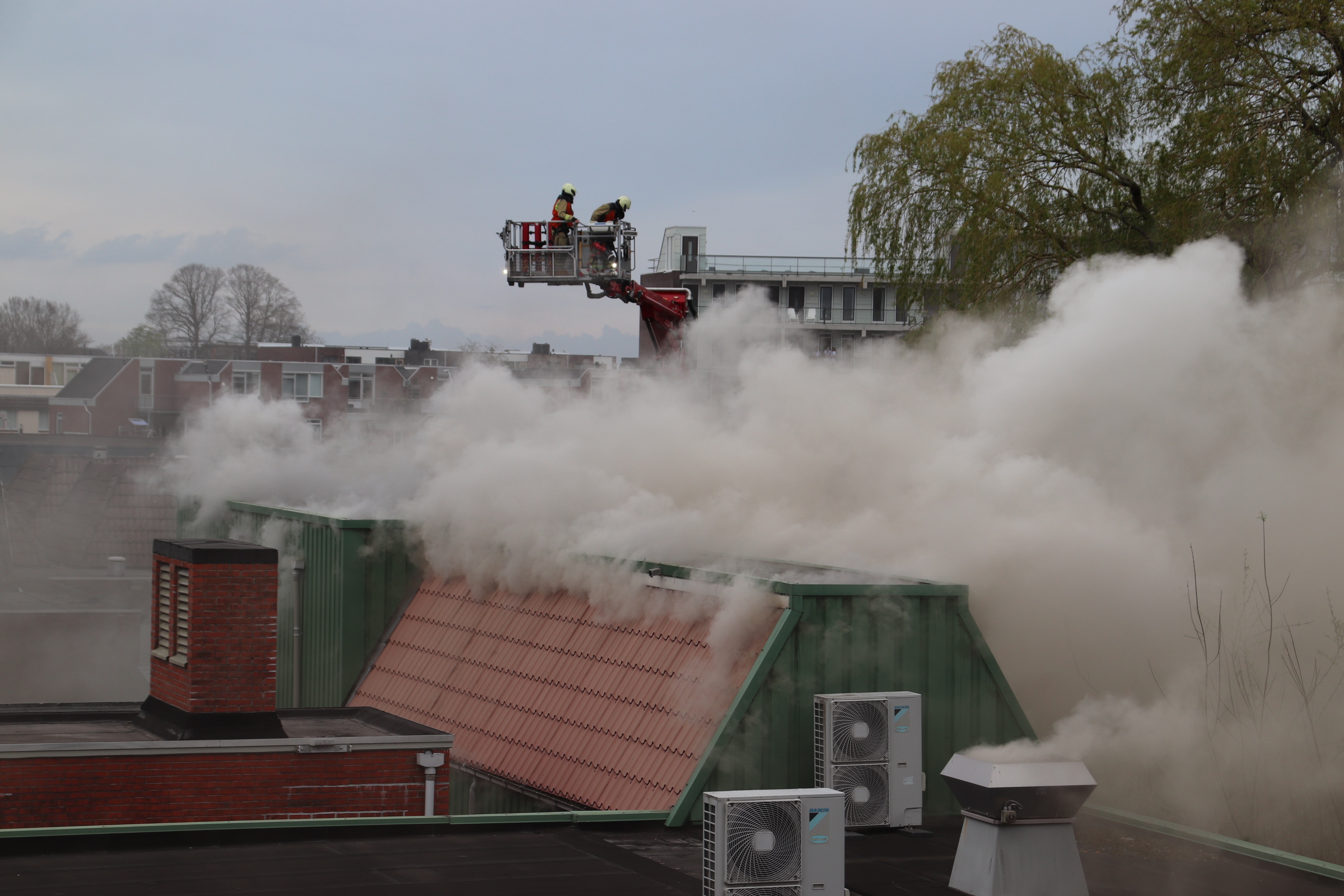 Brandweer blust brand