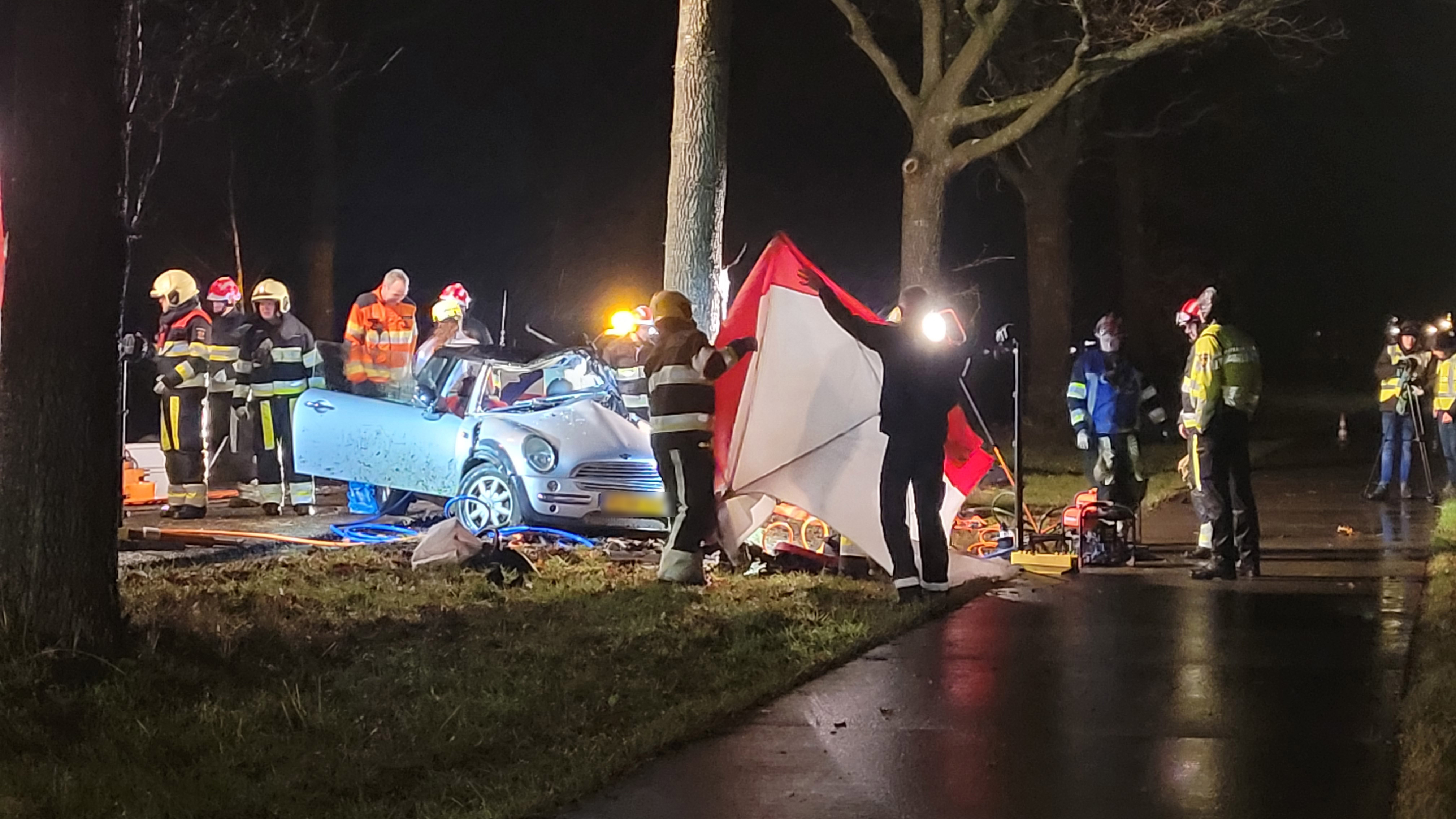 Hulpdiensten op plaats van ongeval