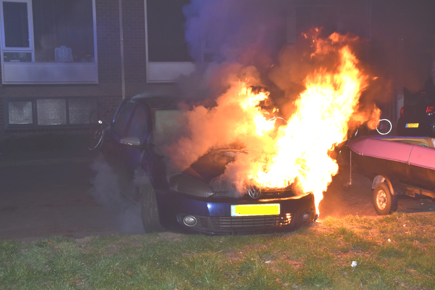 Auto uitgebrand