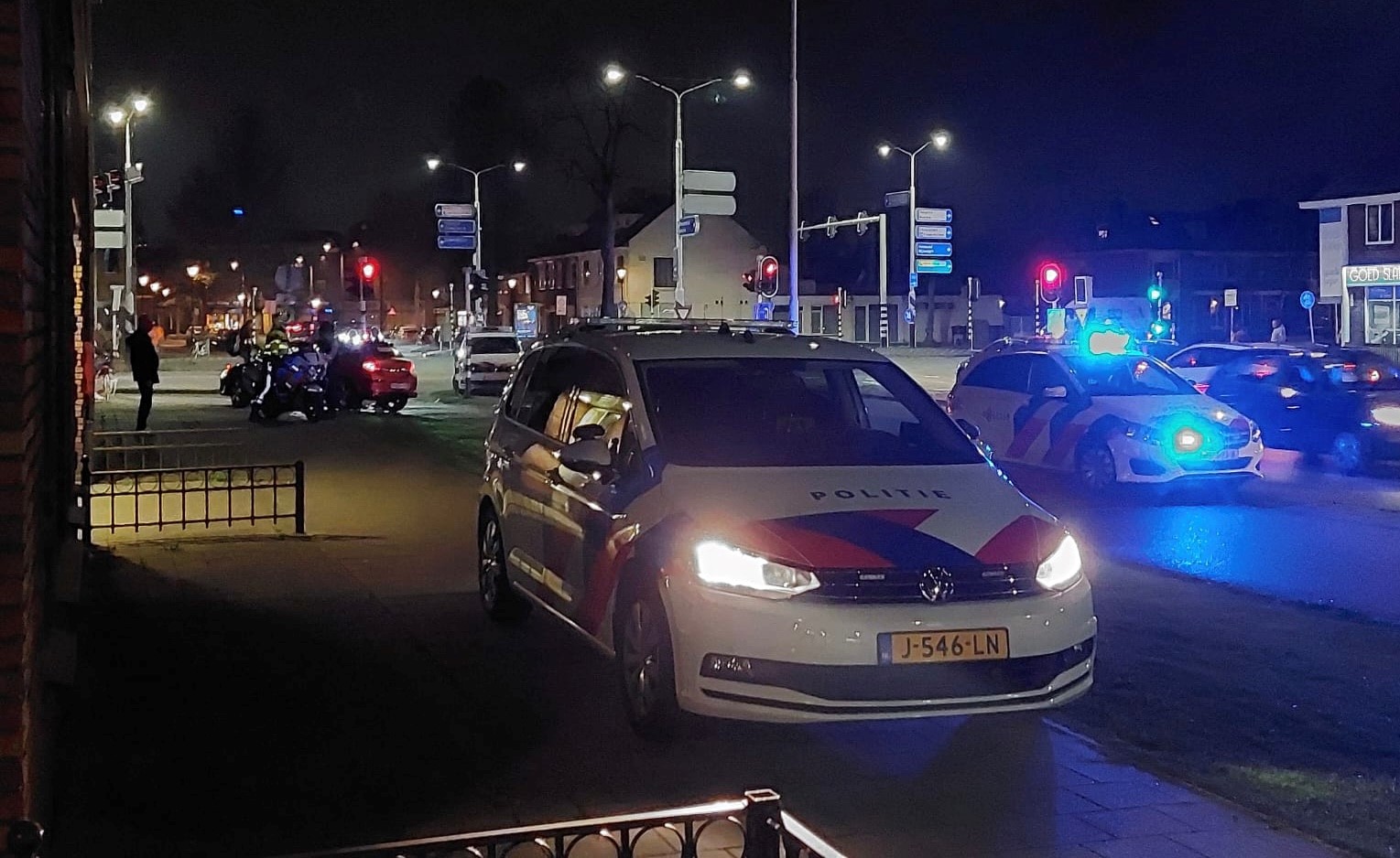 Veel politie op de been