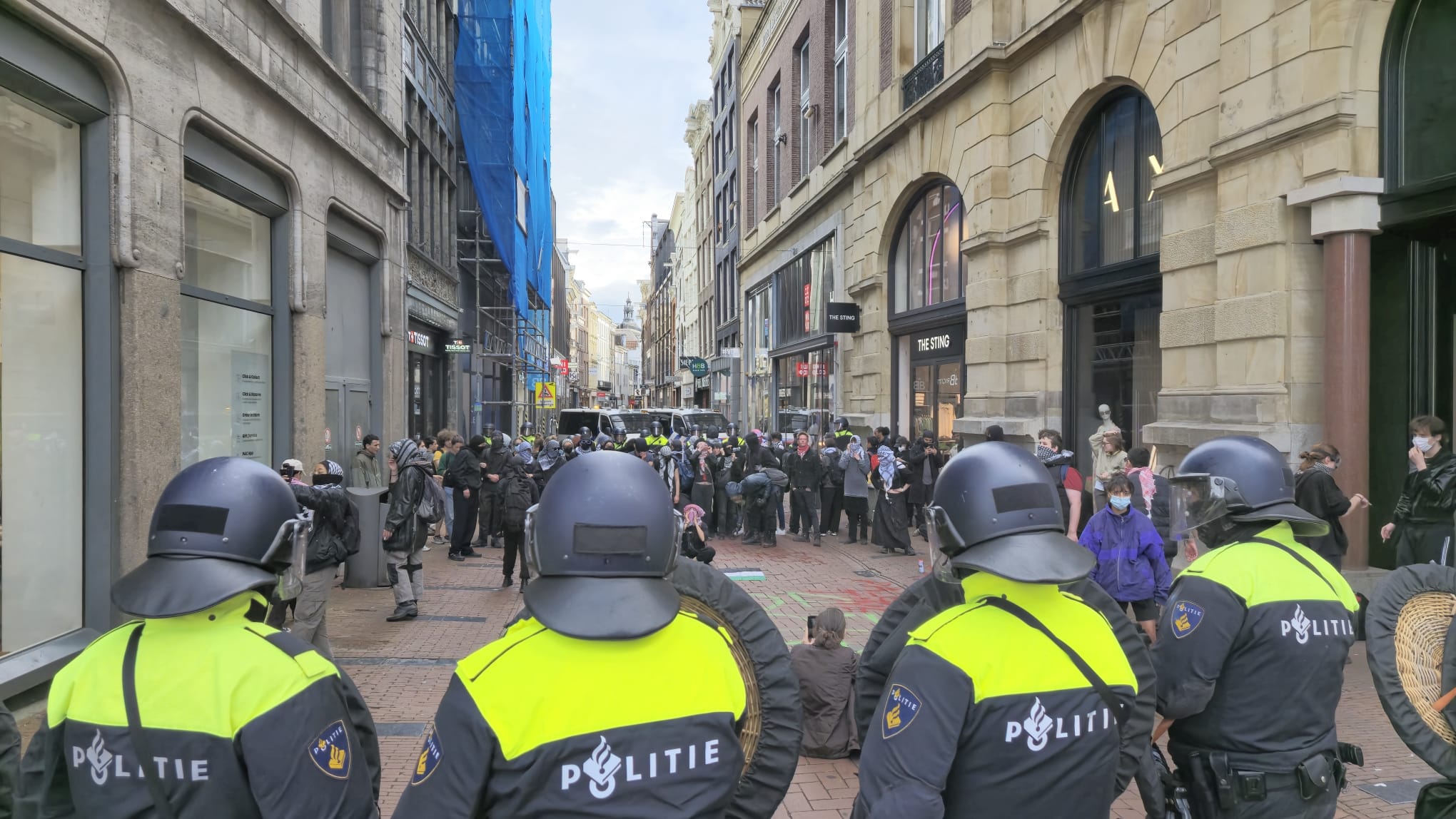 demonstratie kalverstraat