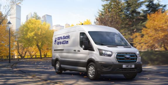 Ford E-Transit met extra grote actieradius