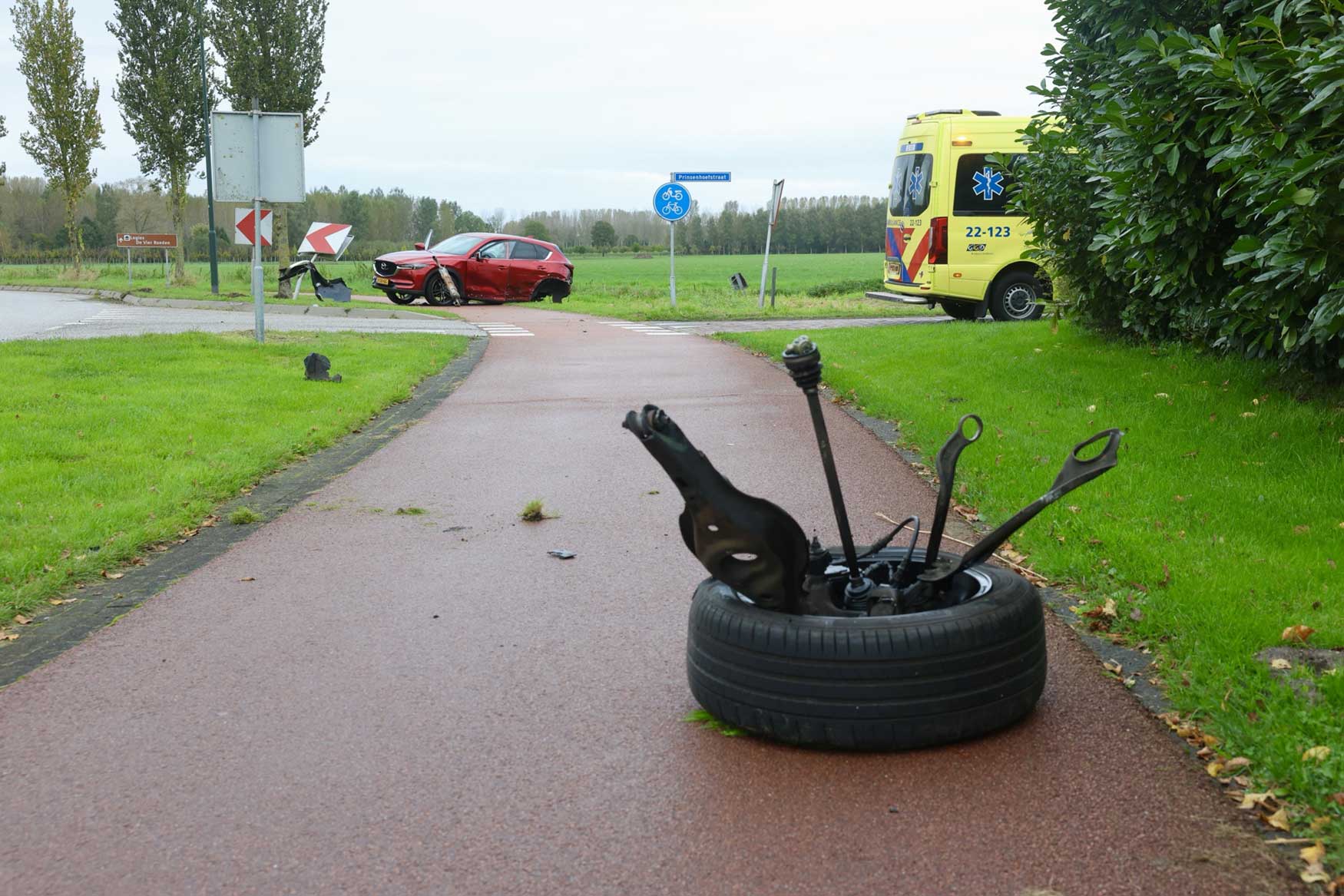 achterwiel-fietspad-botsing