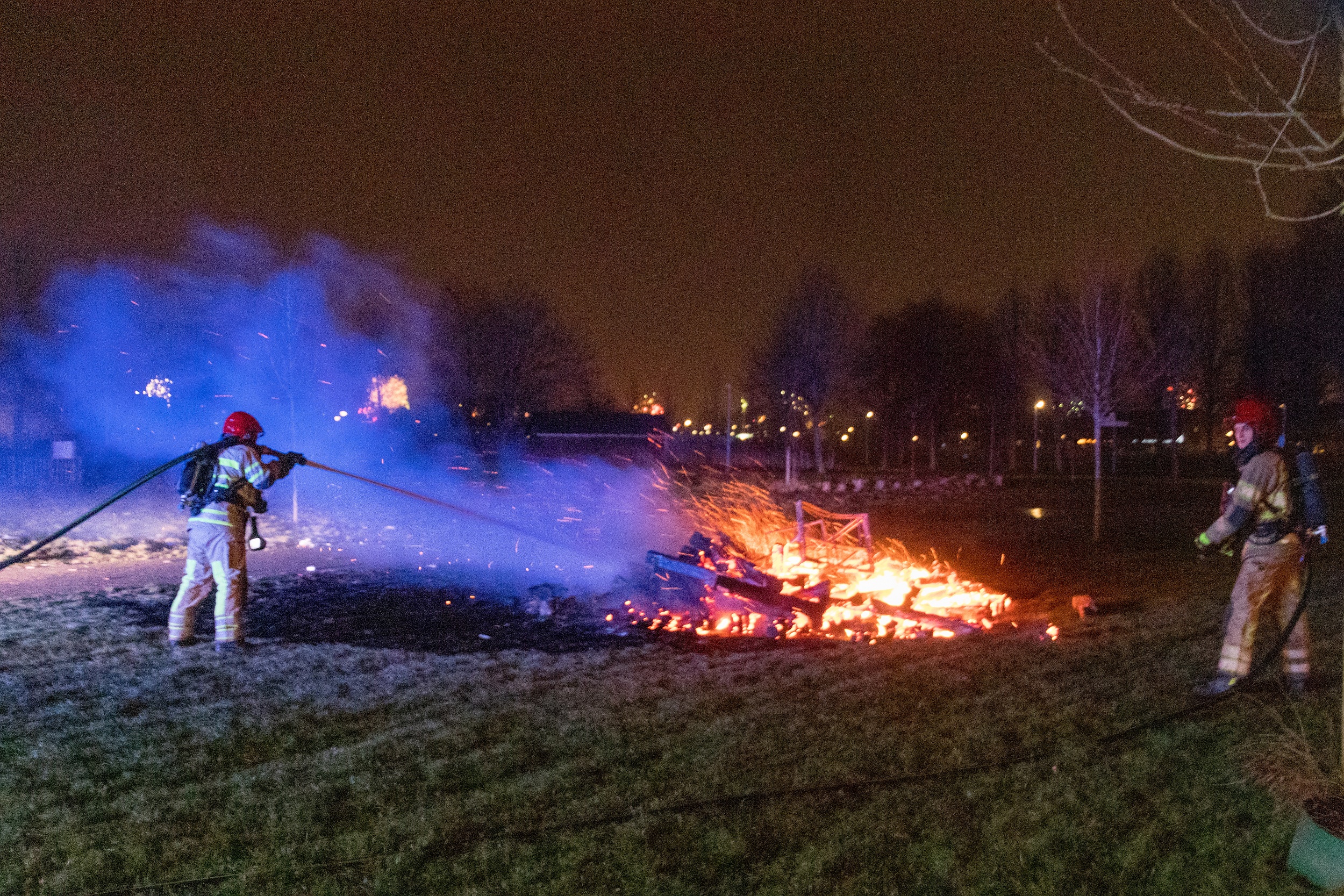 Afvalbrand in Almere