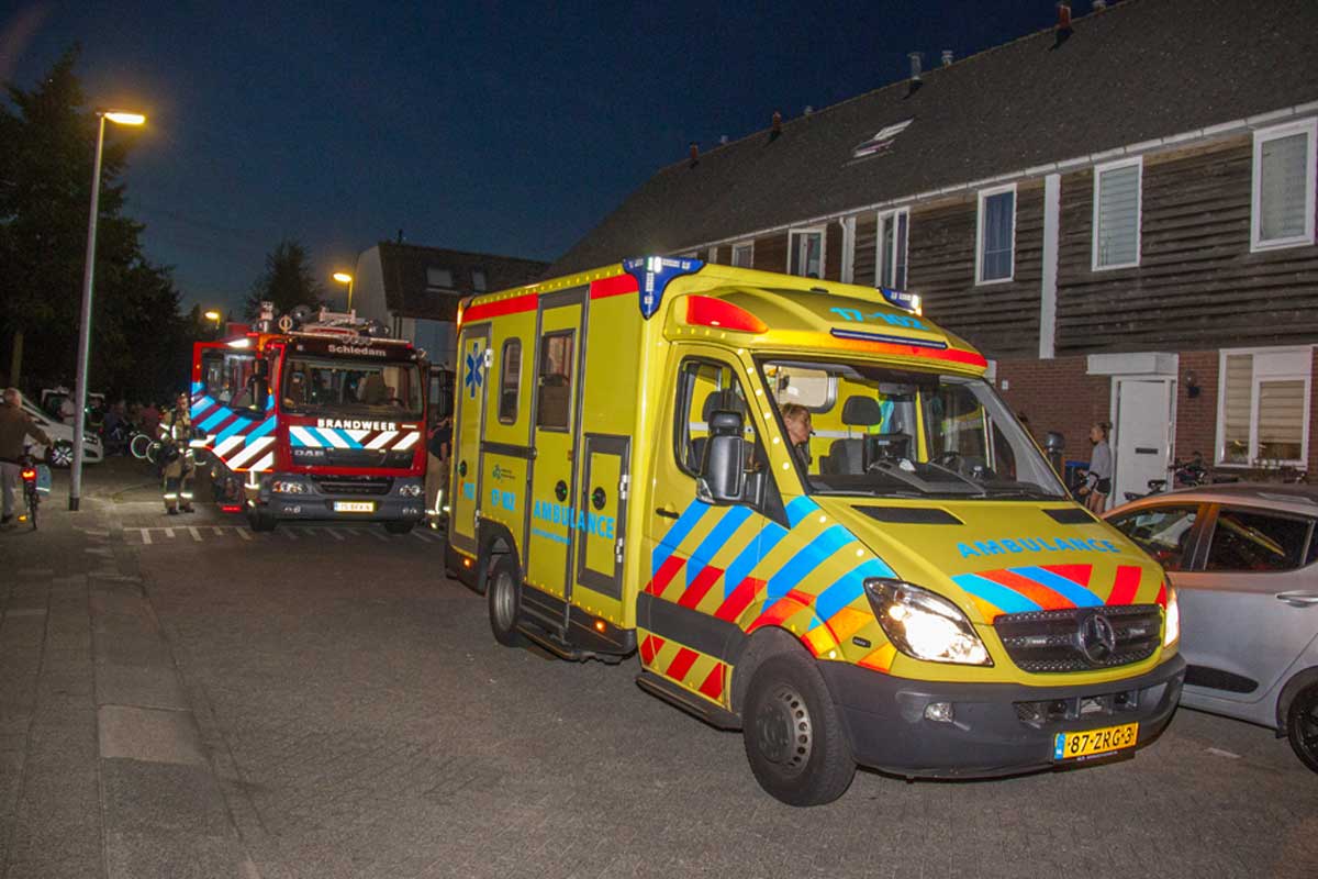 Brandweer verricht CO meting na onwelwording