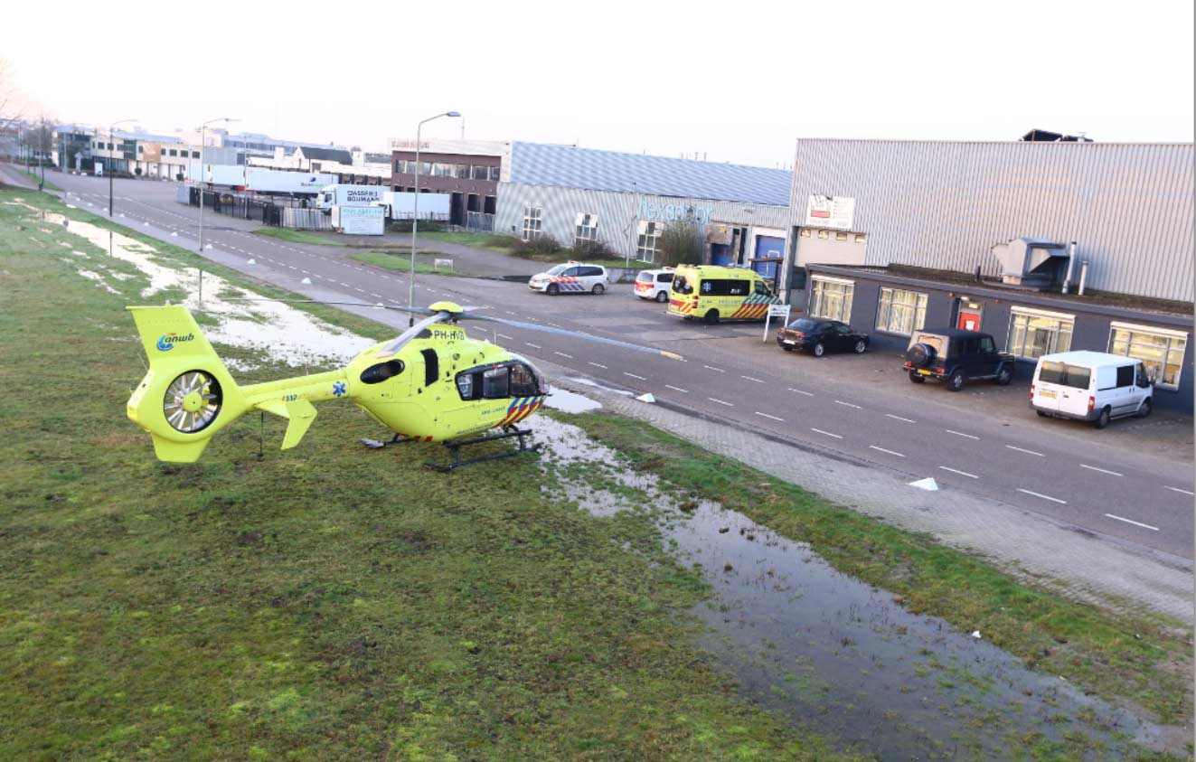 Man raakt gewond bij val van stelling in Boxtel