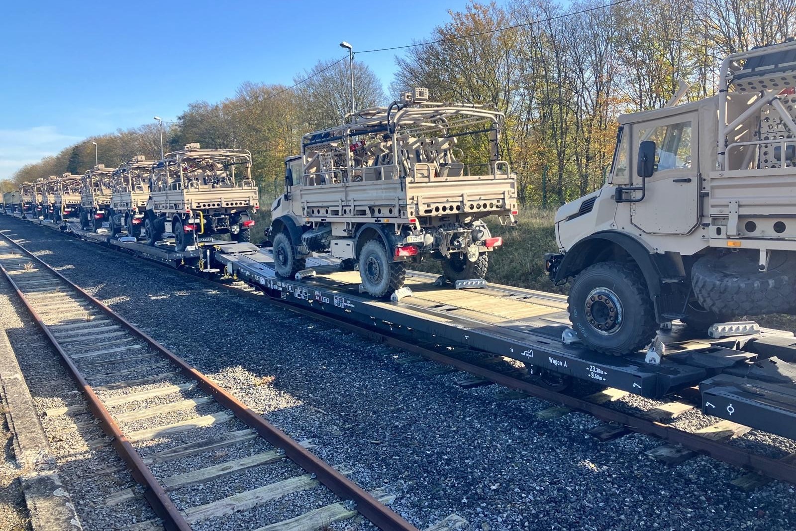 Belgisch materieel op een door Nederland georganiseerde trein.