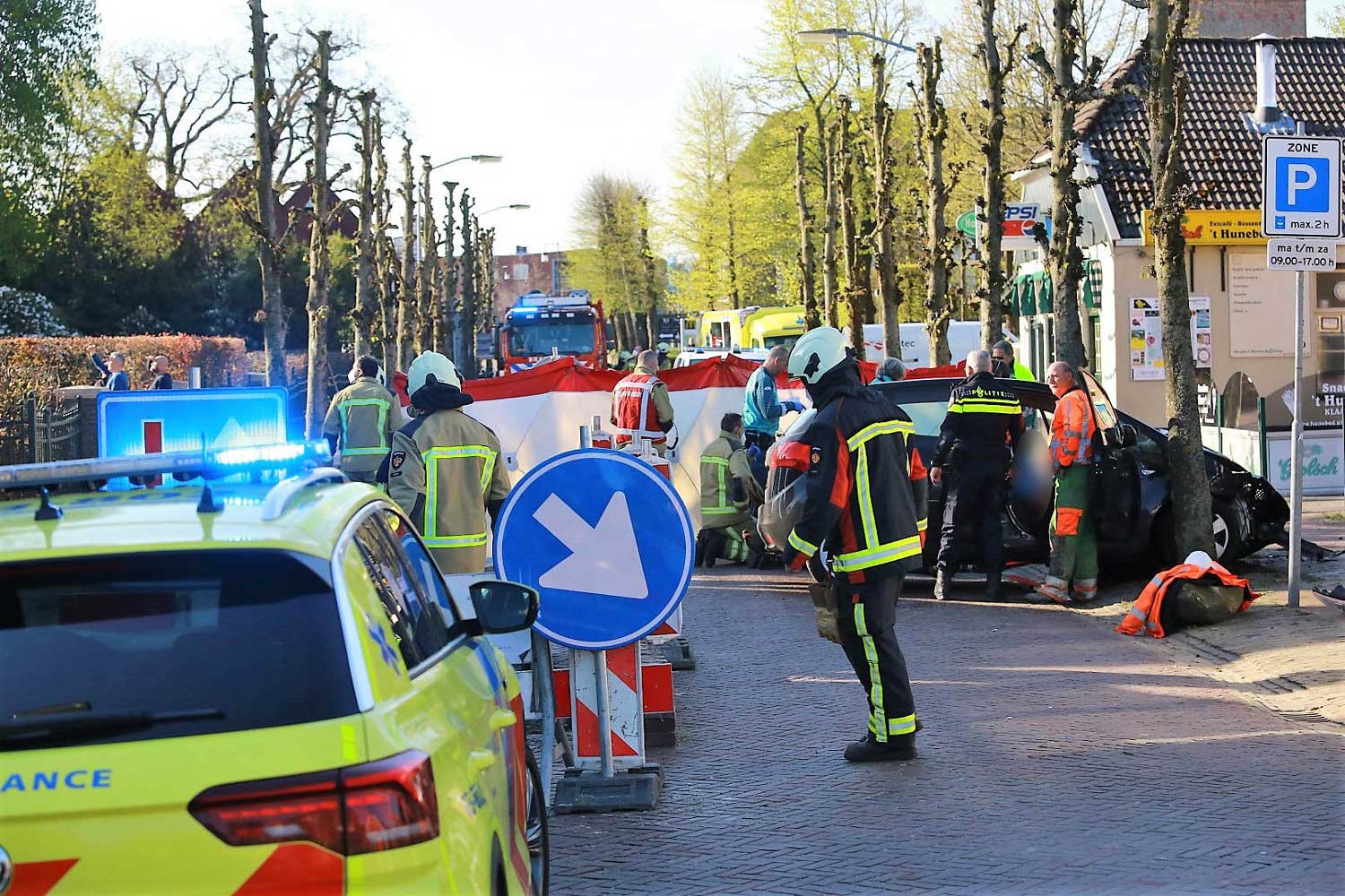 botsing-gewonden-ambulance-brandweer