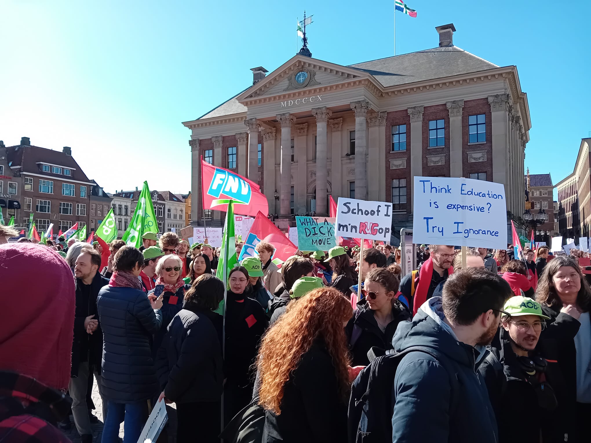 Staking Hoge Scholen tegen bezuinigingen