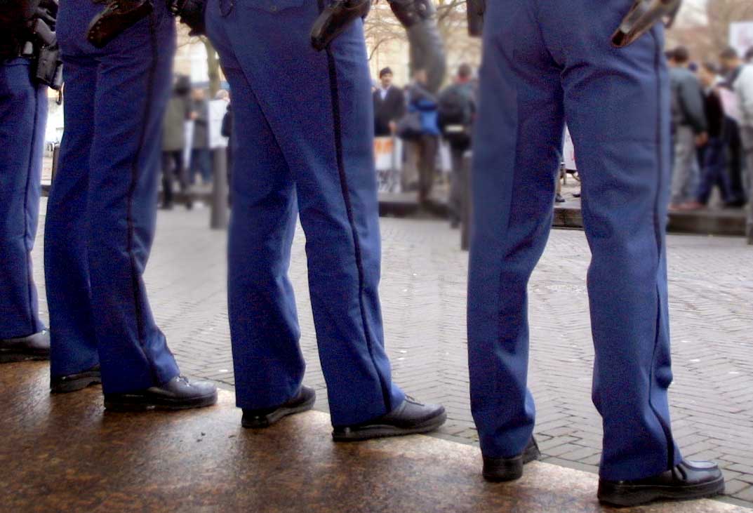 demonstratie-politie-Plein