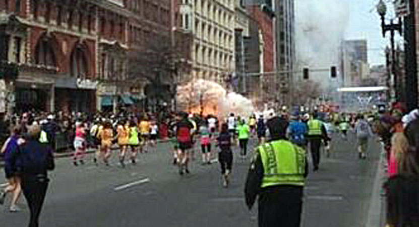 Foto van aanslag bij marathon Boston | Divers