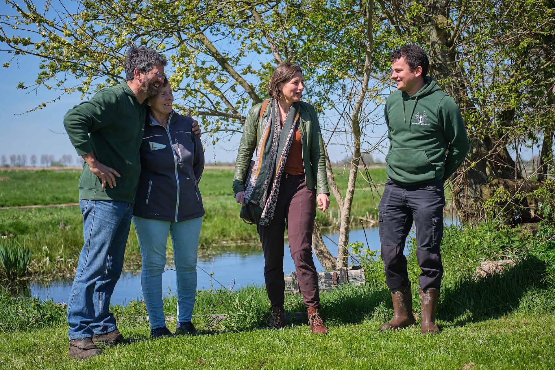 Familie Samsom met Plattelandscoach DorineZwaan