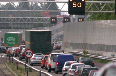 Foto van files op snelweg A13 | Archief EHF