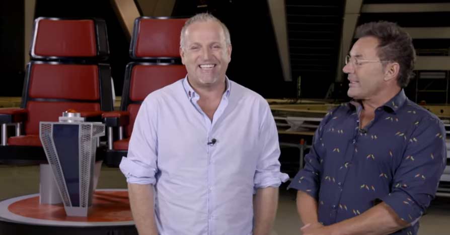 Geer en Goor samen op coachstoel  bij ‘The Voice Senior’