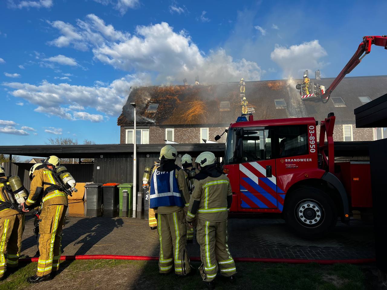 Brandweer blust brand