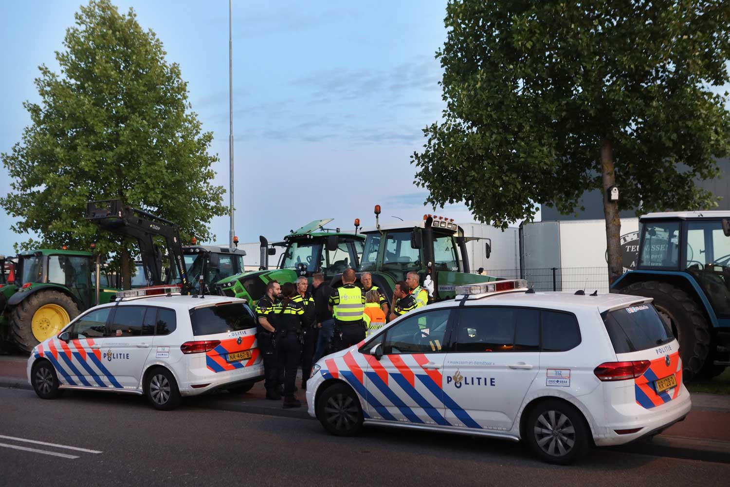 politie-tractoren