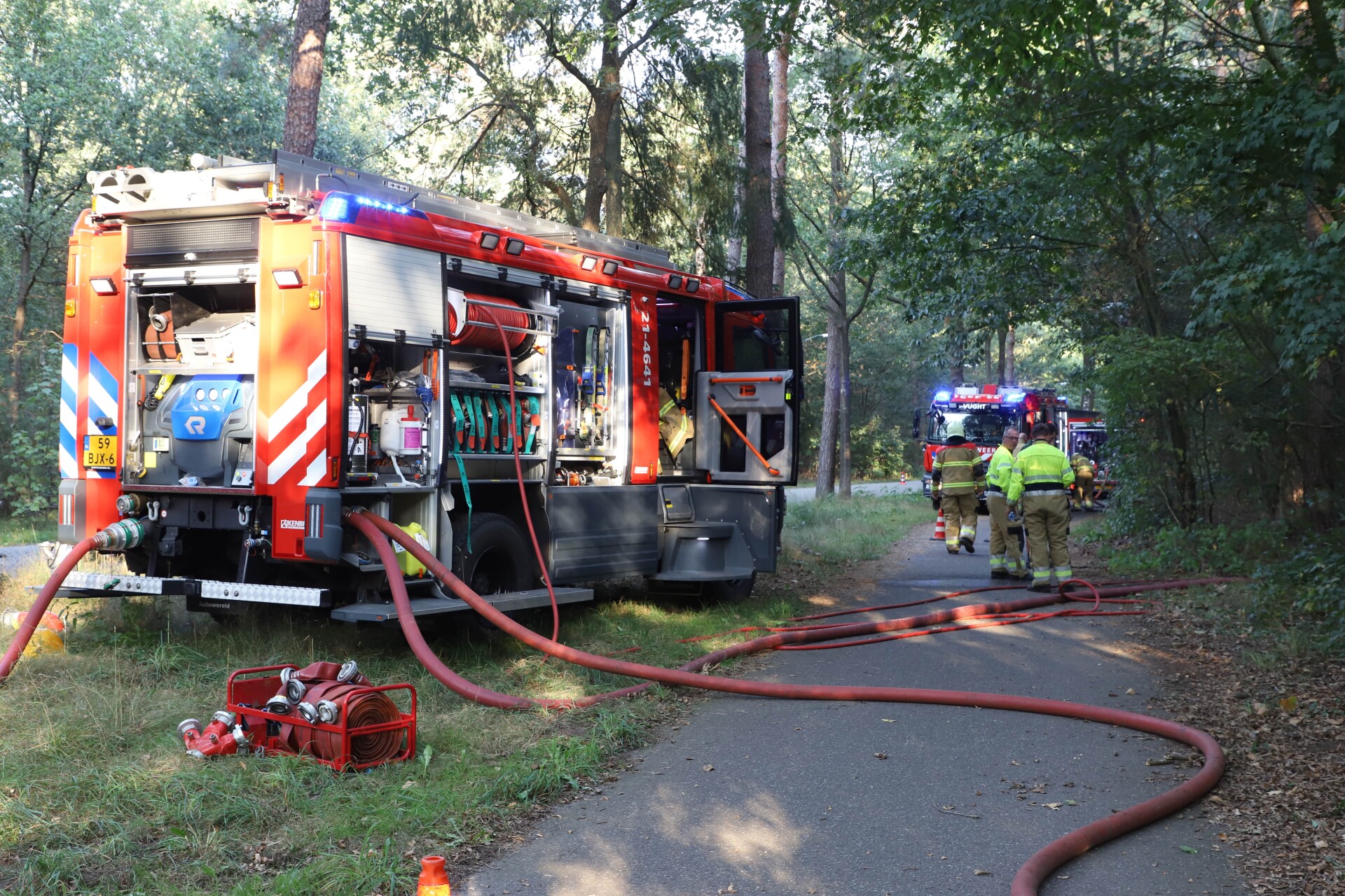 Brandweer blust brand