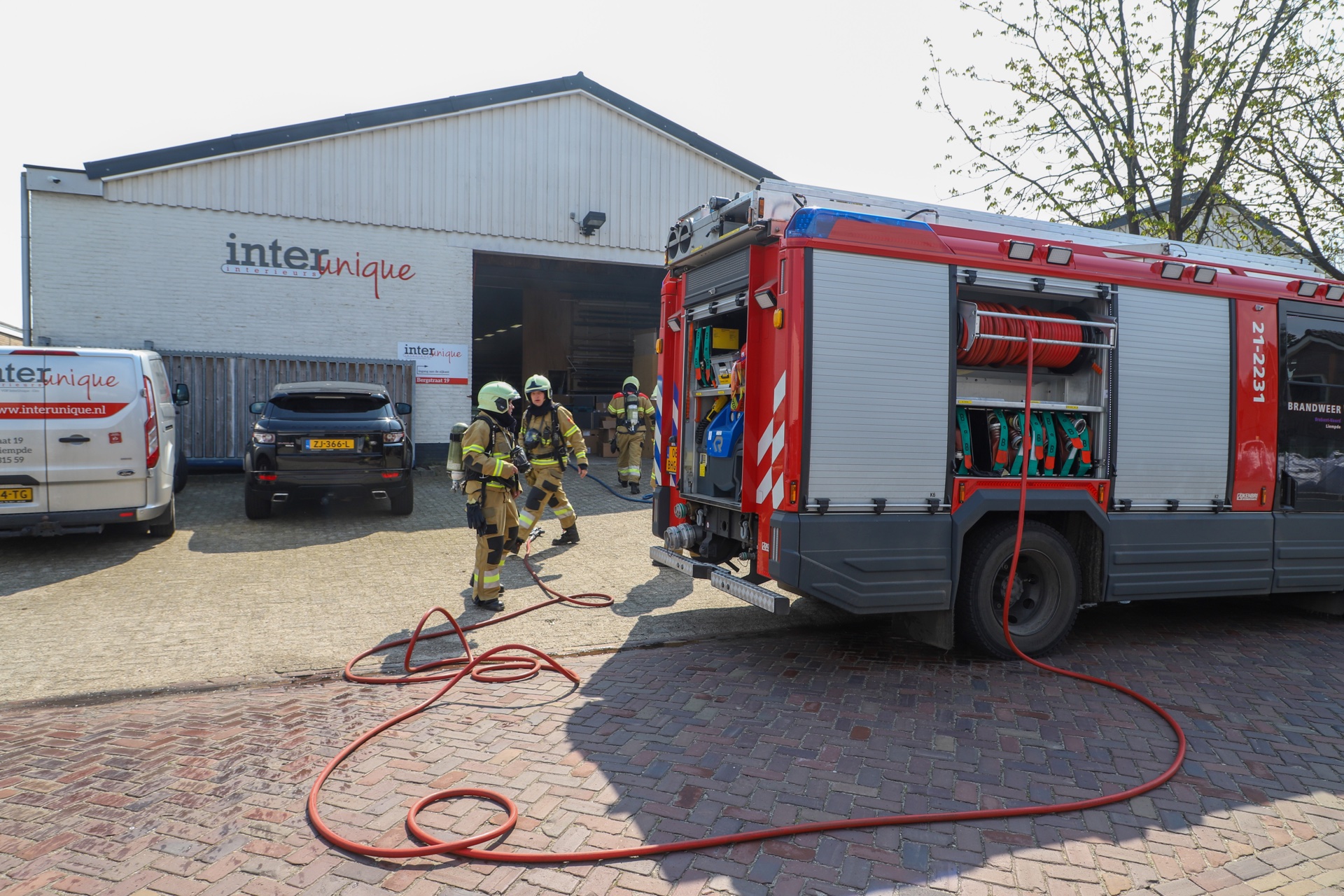 Brandweer voert inspectie uit