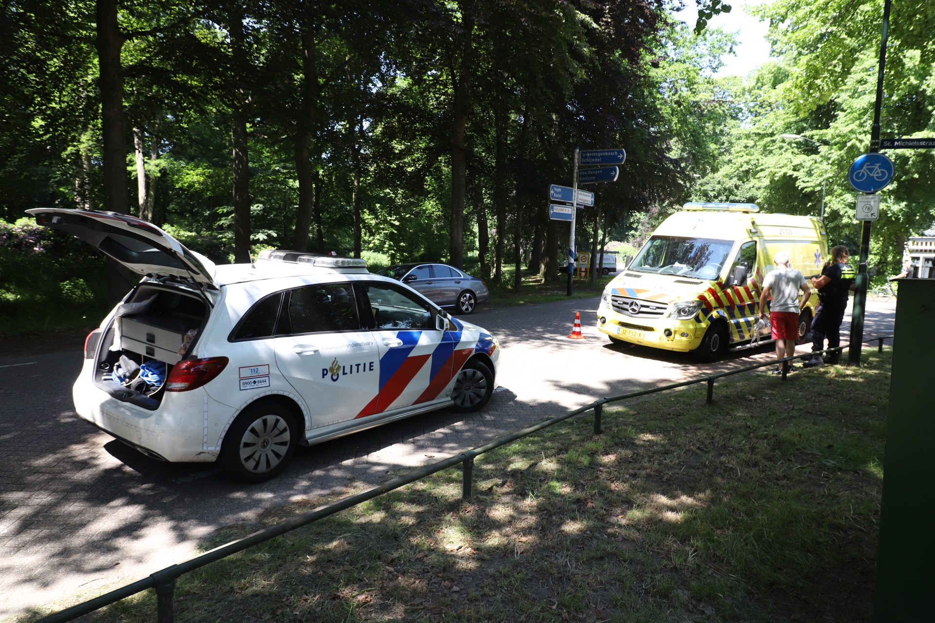 Hulpdiensten bij afhandeling van ongeval