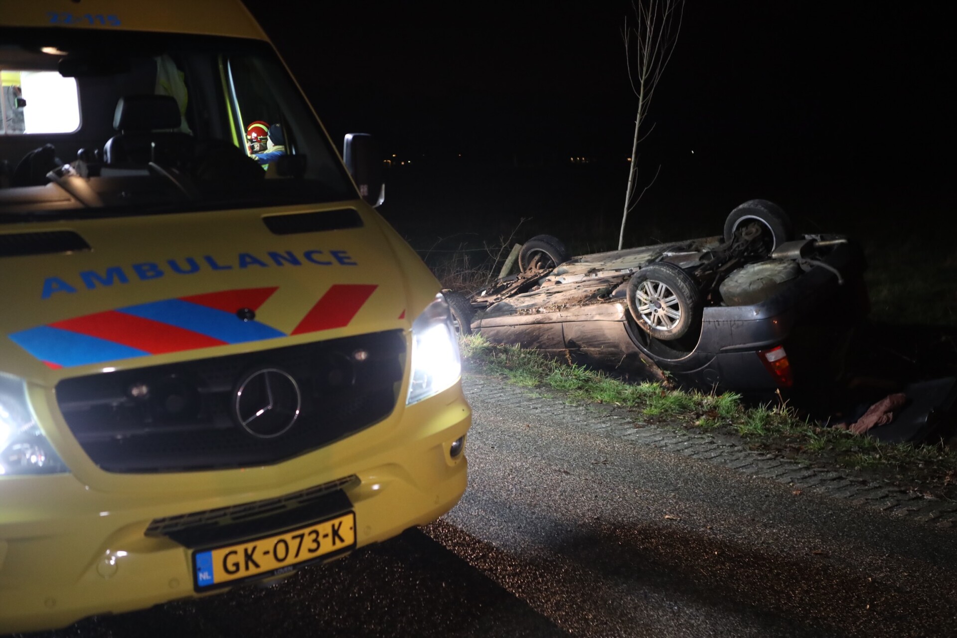 auto in de sloot