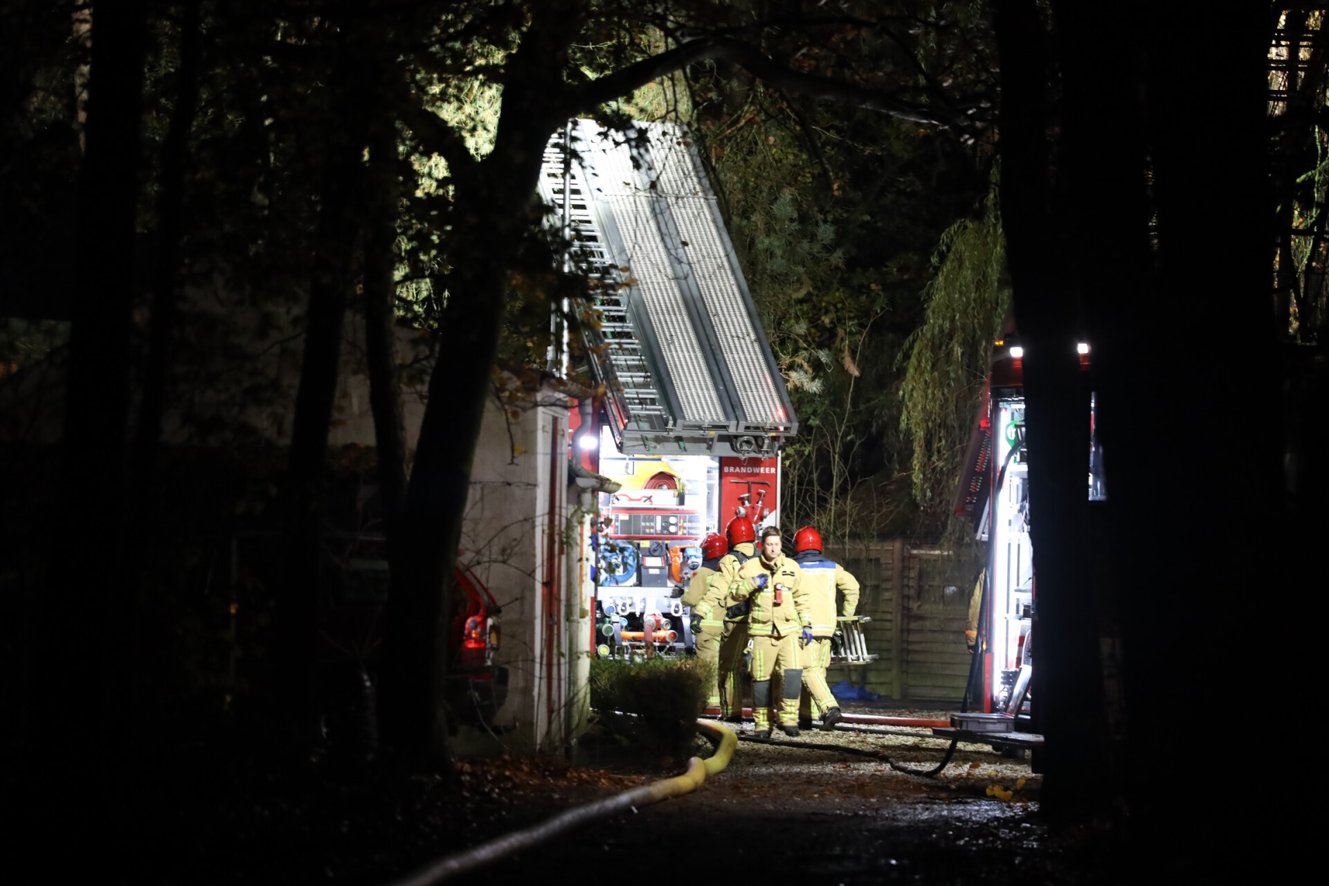 Brandweer blust brand