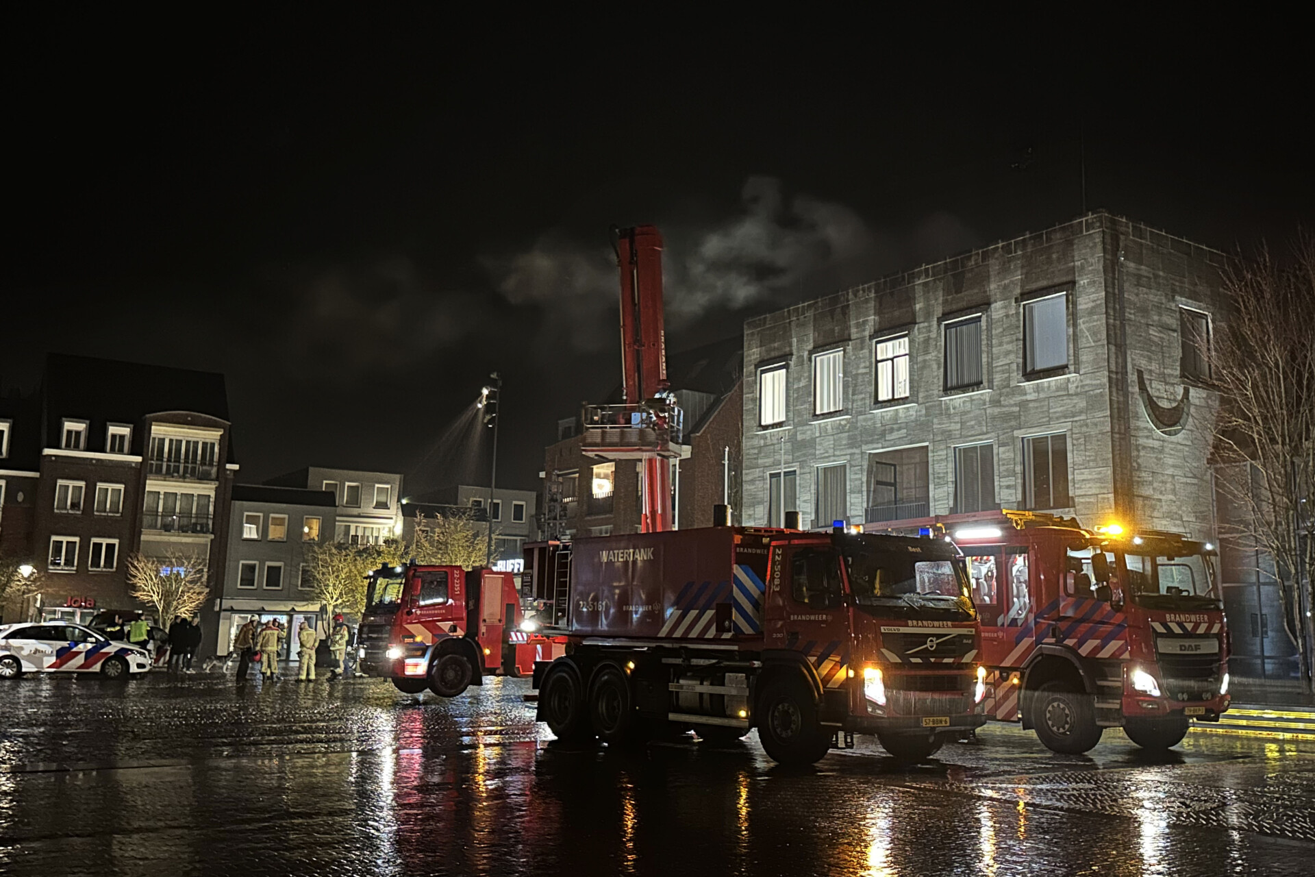 Brandweer voert inspectie uit