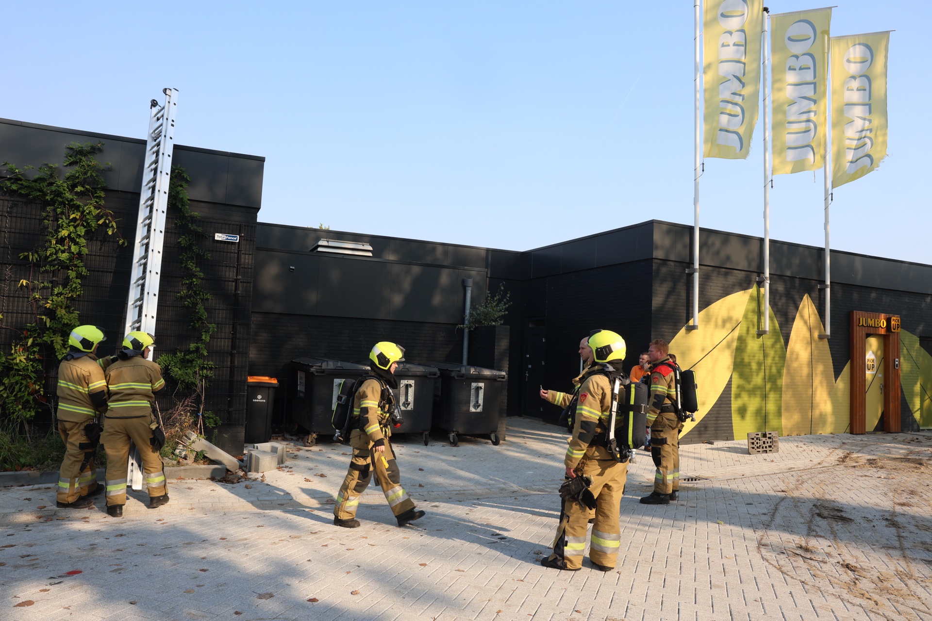 Brandweer voert inspectie uit