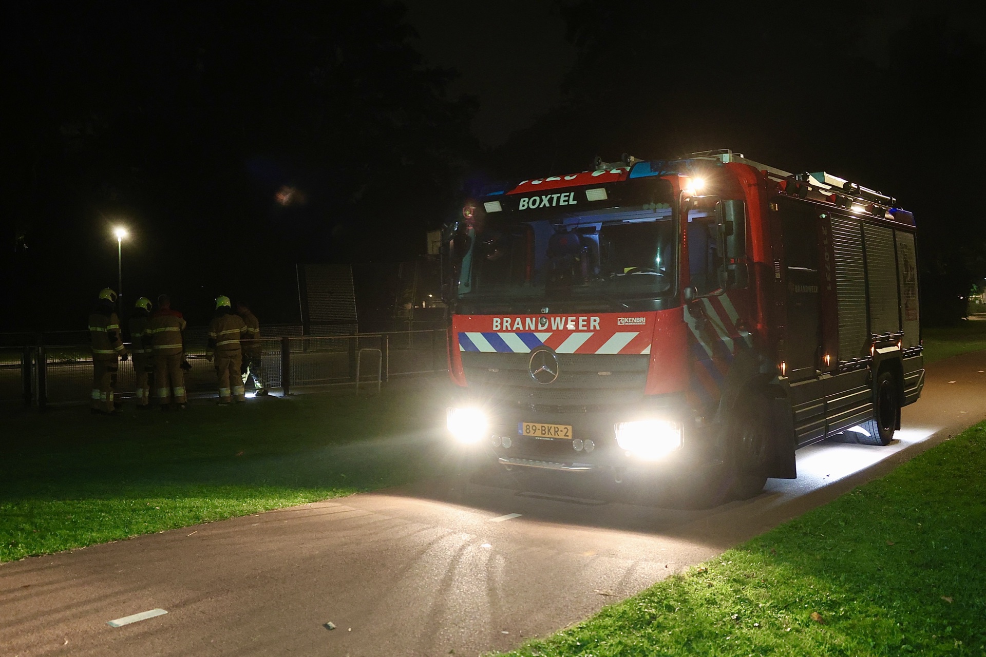 Brandweer voert nacontrole uit