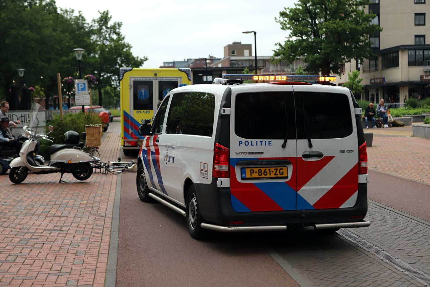 scooter-fietser-botsing-politie