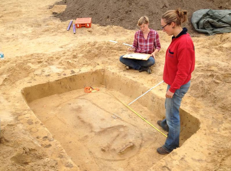 foto van steentijd in Twello blootgelegd | Twello