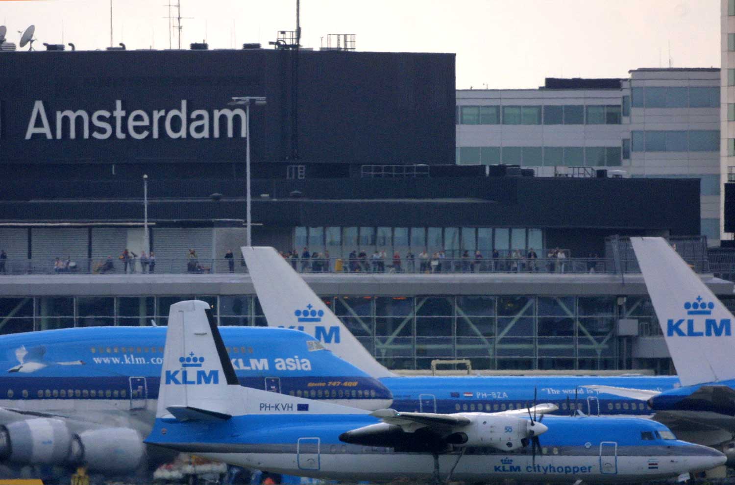 vliegtuigen-klm-schiphol