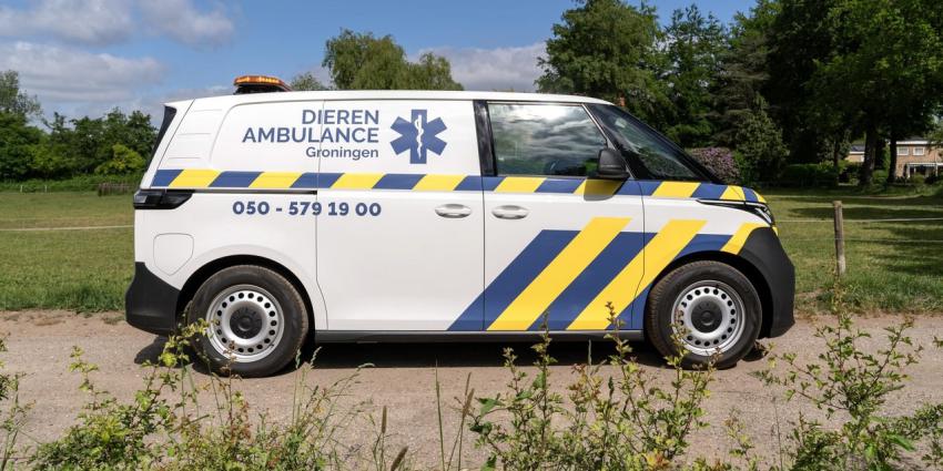Nieuwe elektrische dierenambulance in Groningen