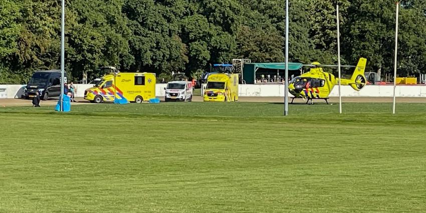 Hulpdiensten ter plaatse