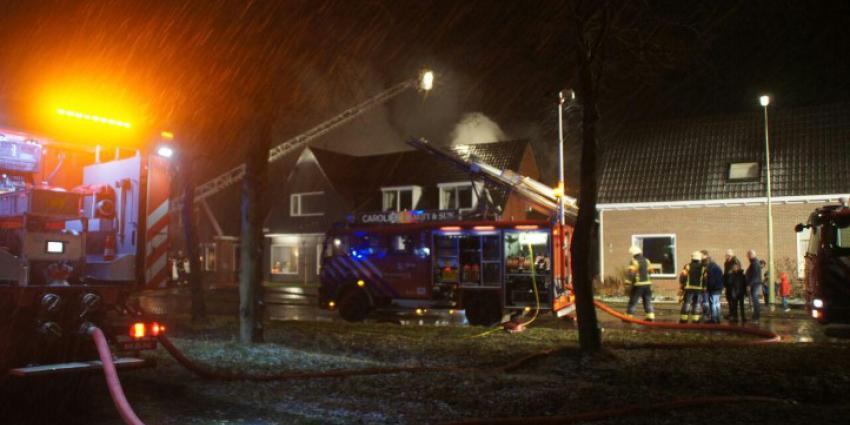 Woningbrand in Emmer-Compascuum 