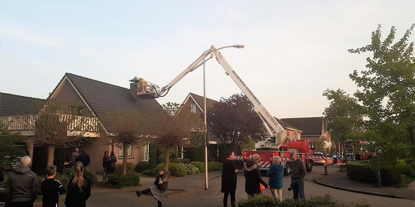 Foto van hoogwerker brandweer