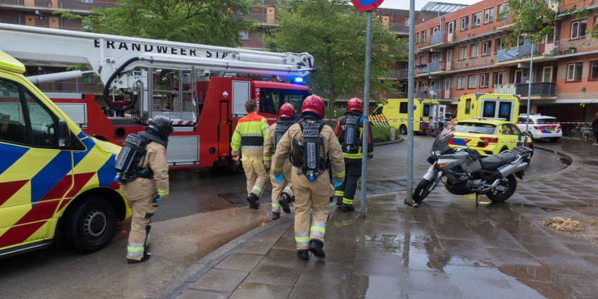 Explosie in woning