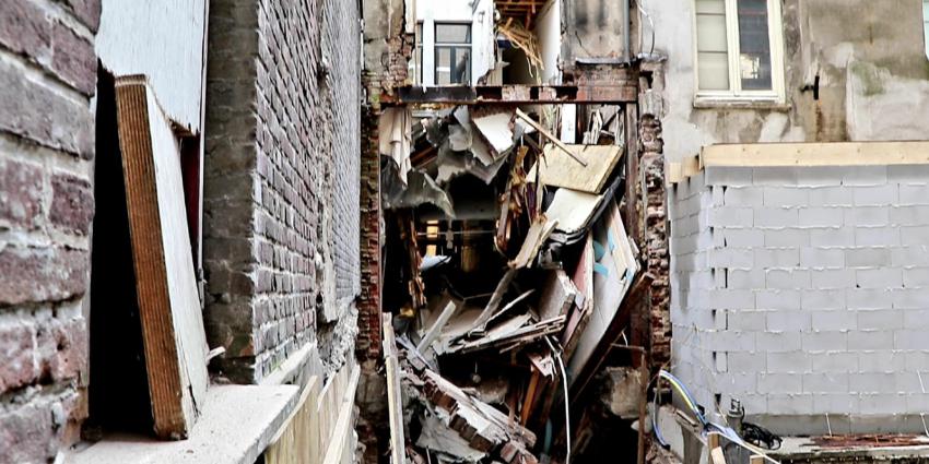 Pand deels ingestort