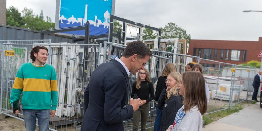 Rutte op werkbezoek