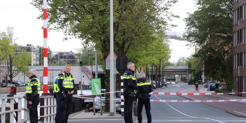 Foto van politieafzetting