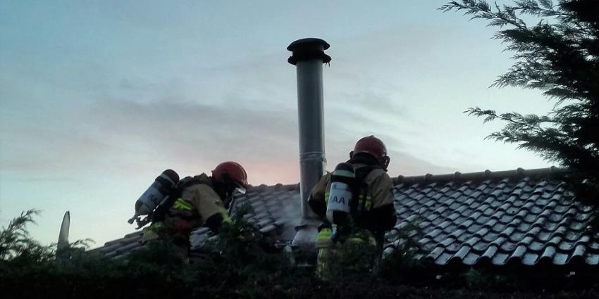Schoorsteenbrand in De Kwakel
