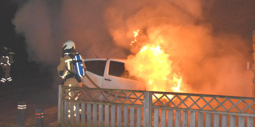 Autobrand in Hoogeveen