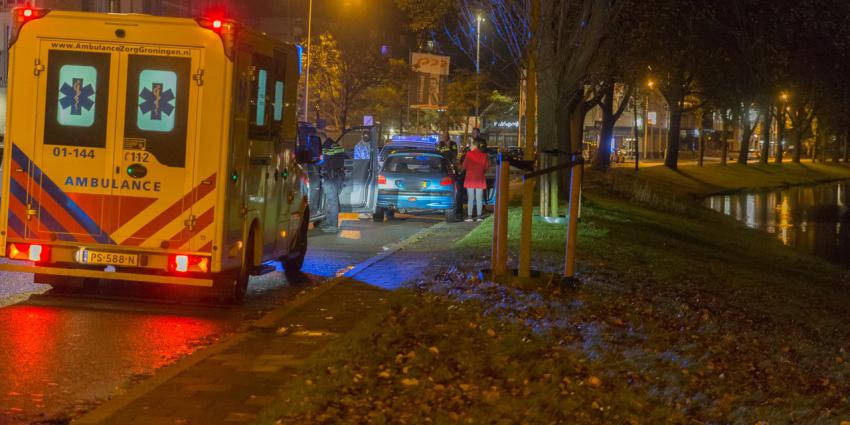 Politie en brandweer ter plaatse