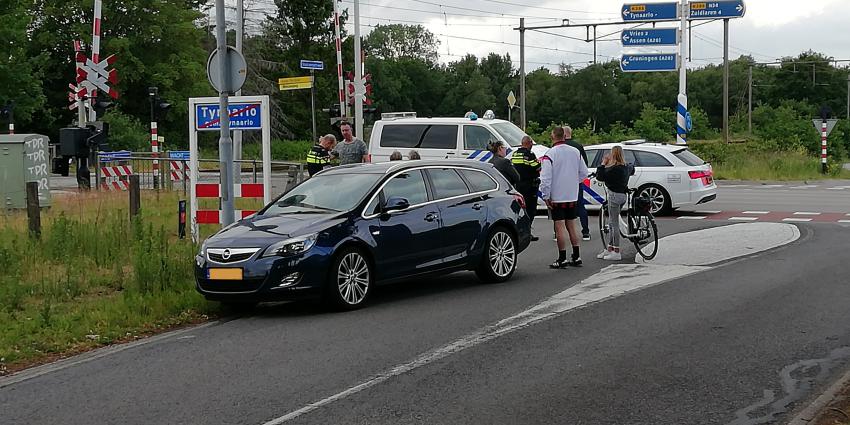 fietser gewond bij aanrijding