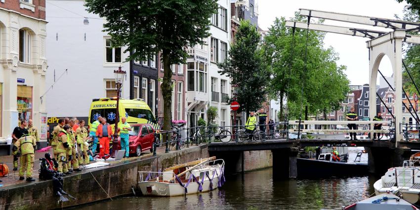 auto te water in Amsterdam