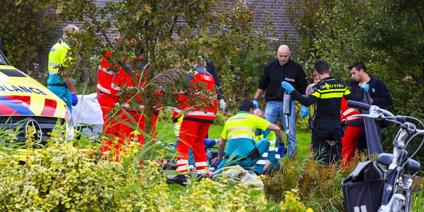 Fietser gewond in sloot gevonden