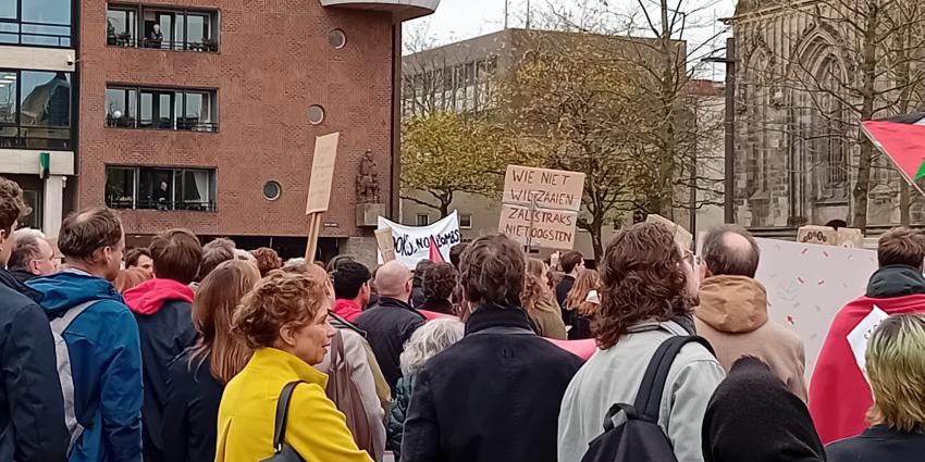 Studentendemonstratie Groningen